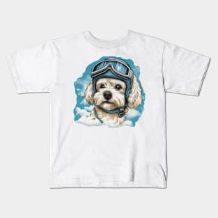 Aviator dog Kids T-Shirt